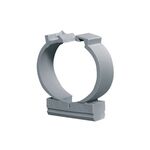 EL299 - Clip fissatubo a collare diametro 25mm confezione da 100 Elmark - Passacavi