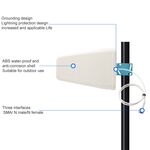 MT198 - Antenna pannello Hi-Gain 11 dBi da esterno 800–2500 MHz con connettore N femmina - Sicurezza