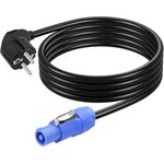 SP672 - Cavo di alimentazione schuko a powercon tipo A 1,5 mm² 2m -  Cavi Alimentazione 