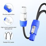 SP858 - Cavo di alimentazione powercon In-Out 16AWG 1m -  Cavi Alimentazione 