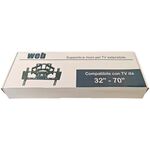 STAND100 - Supporto a muro per TV LED LCD 32-70'' full-motion braccio doppio -  Staffe e Supporti 