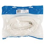 ND9100 - Cavo Coassiale 100 dB ad Angolo Coassiale Maschio - Femmina Coax (IEC) 25m Bianco - TV-SAT