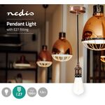 WB1480 - Luce da soffitto E27 color rame 1,50m - Illuminazione da Interno