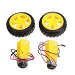WB1878 - Kit 4 pezzi 2 ruote e 2 motori TT - Componenti Elettronici