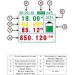 WB352 - Contatore della capacità con display per batterie 12V 24V 48V - Accessori Batterie