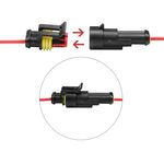 WB444 - Kit 352 pezzi connettori elettrici 1/2/3/4 Pin - Connettori