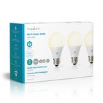 ND9050 - Lampadina LED Smart Wi-Fi 9W Bianco caldo 2700K E27 800 lumen confezione da 3 pezzi - Lampade LED