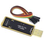 WB277 - Modulo USB adattatore USB 2.0 a livello TTL seriale 5V 3.3V con cavi per Arduino - Arduino