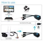 Z774 - Connettore balun audio- video passivo 720P/960P/1080P - Sicurezza
