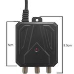 MT200 - Alimentatore antenna TV 12V 300mA 2 uscite - TV-SAT