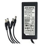 T287 - Alimentatore switching 12V 6A - 4 uscite - Alimentatori