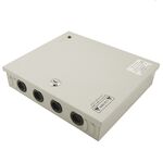 T605 - Box alimentatore switching 12V 10A con 9 uscite con fusibile di protezione - Alimentatori