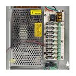 T605 - Box alimentatore switching 12V 10A con 9 uscite con fusibile di protezione - Alimentatori