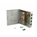 T605 - Box alimentatore switching 12V 10A con 9 uscite con fusibile di protezione - Alimentatori