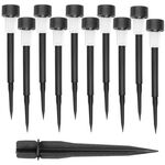 L023 - Lampade solari da giardino - set da 10 - Illuminazione da Esterno