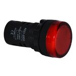 EL757 - Indicatore luminoso da pannello 220V - rosso - Indicatori da pannello