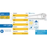 5261 - Tubo LED T8 G13 24W 150cm - Luce fredda - Lampade LED