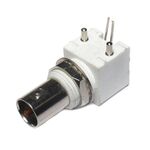 B9064 - Connettore BNC femmina per C.S. - 90 gradi - bianco - Varie