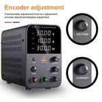 A1020 - Alimentatore da banco 30V 5A 150W con regolatore di tensione CC USB 18W - Laboratorio