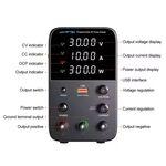 A1020 - Alimentatore da banco 30V 5A 150W con regolatore di tensione CC USB 18W - Laboratorio