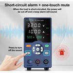 A2300 - Alimentatore da banco 32V 5A 160W con regolatore di tensione CC USB 18W - Laboratorio