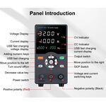 A2300 - Alimentatore da banco 32V 5A 160W con regolatore di tensione CC USB 18W - Laboratorio