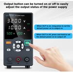 A2300 - Alimentatore da banco 32V 5A 160W con regolatore di tensione CC USB 18W - Laboratorio