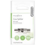 ND5040 - Splitter coassiale IEC (coassiale) maschio-2x IEC (coassiale) femmina - TV-SAT