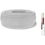 E9500 - Cavo coassiale RG59 con alimentazione integrata 2 x 0,50 mm² CCA matassa da 100m - Matasse cavi