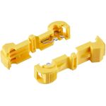 EL2264 - Morsetto di collegamento per filo a T giallo 100pz - Connettori