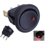 F1500 - Interruttore a bilanciere luminoso Giallo/Verde/Rosso/Blu confezione 20 pezzi - Interruttori