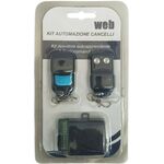 K589 - Kit automazione ricevitore+2 telecomandi 433MHz - Centraline e telecomandi
