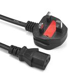 T201 - Cavo di alimentazione spina tipo G (Regno Unito) - IEC C13 1.5m -  Cavi Alimentazione 