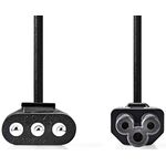 ND1327 - Cavo di alimentazione 2m spina italiana - IEC-320-C5 -  Cavi Alimentazione 