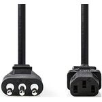 ND1420 - Cavo di alimentazione con spina Italiana - C13 2m -  Cavi Alimentazione 