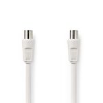 ND4026 - Cavo coassiale 90dB IEC (coassiale) maschio-IEC (coassiale) femmina 1,5m Bianco - TV-SAT