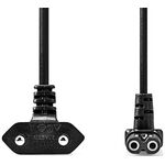 ND4120 - Cavo di alimentazione con spina italiana angolata - C1 2m -  Cavi Alimentazione 