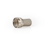 ND5246 - Connettore F Maschio Per Cavi Coassiali da 7,5mm confezione da 25 pezzi - TV-SAT