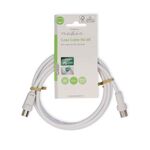 ND4026 - Cavo coassiale 90dB IEC (coassiale) maschio-IEC (coassiale) femmina 1,5m Bianco - TV-SAT
