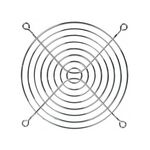 U975 - Griglia di protezione per ventola 40X40mm - Ventole