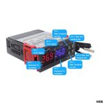 WB1905 - Termoregolatore STC-3008 110-220V con sonda di temperatura - Varie