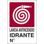 WB2277 - Cartello segnaletico per idrante 20x30cm - Segnaletica