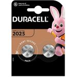 WB339 - Batteria a bottone al litio 3V CR2025 Duracell - Batterie Lithio