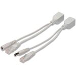 WB598 - Cavi adattatori POE Fast Ethernet cavo iniettore/cavo splitter spina/presa DC 5,5mm - Varie