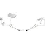 WB598 - Cavi adattatori POE Fast Ethernet cavo iniettore/cavo splitter spina/presa DC 5,5mm - Varie
