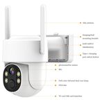 Z328 - Telecamera IP WiFi 3MP 2k con pannello solare - Telecamere IP