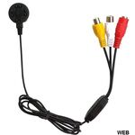 Z364 - Microtelecamera AHD 3.6mm a colori con microfono 8 LED IR - Telecamere e DVR