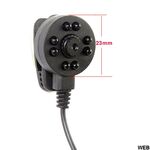 Z364 - Microtelecamera AHD 3.6mm a colori con microfono 8 LED IR - Telecamere e DVR