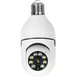 Z578 - Telecamera IP WiFi con attacco E27 2MP HD 1080p con app per smartphone - Telecamere IP