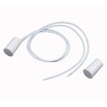 Z976 - Contatto magnetico da incasso in ABS – Bianco - Sensori e rilevatori